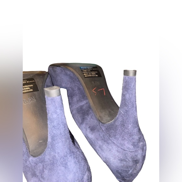 Easyspirit size 8.5 purple suede heels - Picture 6 of 7